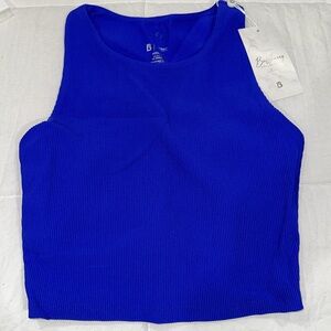 NWT Buffbunny Cross Roads Crop Top- Rio Blue